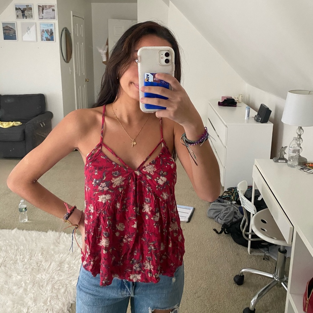 Floral Tank Blouse